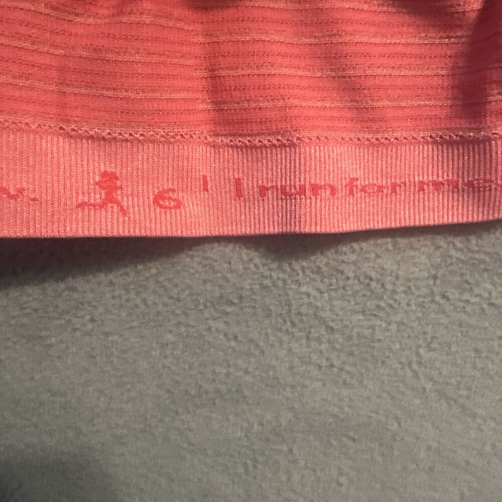 Lululemon Swiftly Tech L/S Rugby Stripe Tonal‎ Heathered Boom Juice Size 6 Pink - Picture 4 of 7